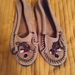 Minnetonka Moccasins with beading